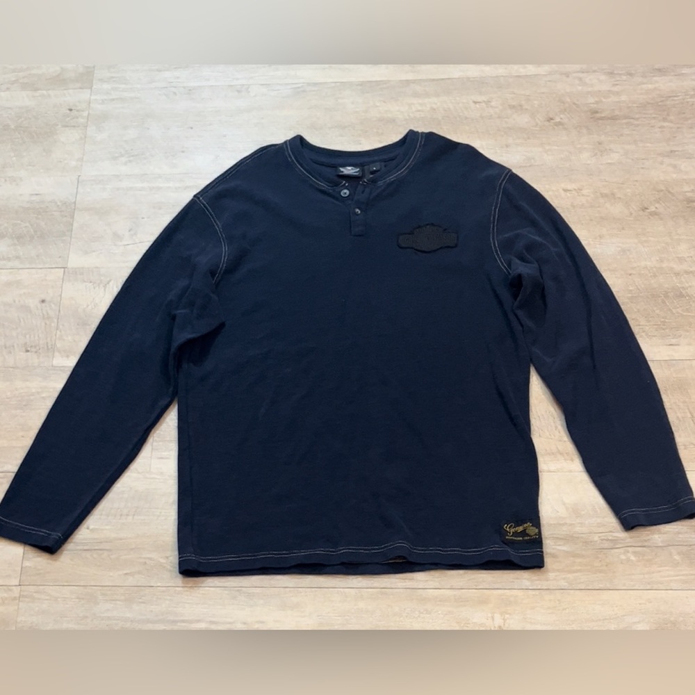 Harley-Davidson Men’s Cotton Thermal Henley Size Large